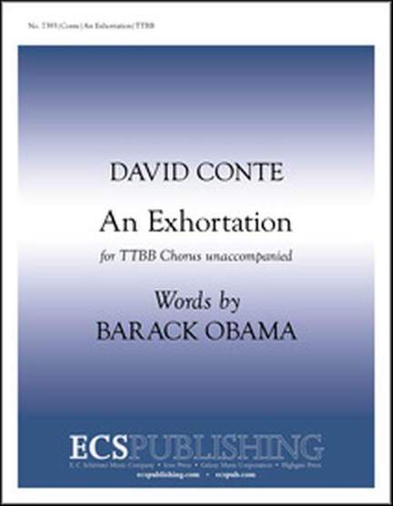 David Conte: An Exhortation