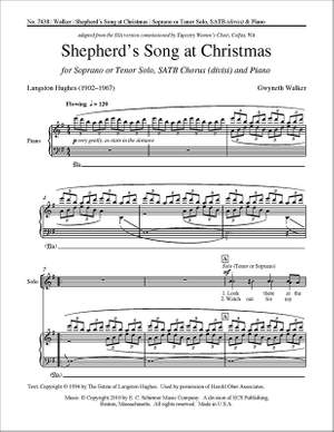 Gwyneth Walker: Shepherd's Song at Christmas