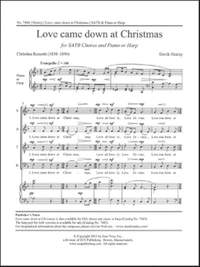 Derek Healey: Love came down at Christmas