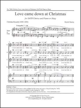 Derek Healey: Love came down at Christmas
