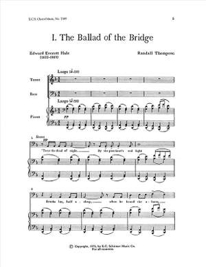 Randall Thompson: A Concord Cantata: The Ballad of the Bridge