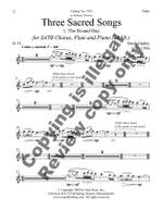 Derek Healey: Three Sacred Songs Product Image