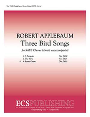 Robert Applebaum: Three Bird Songs: 3. Some Geese