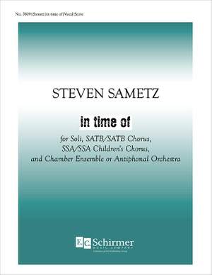 Steven Sametz: in time of