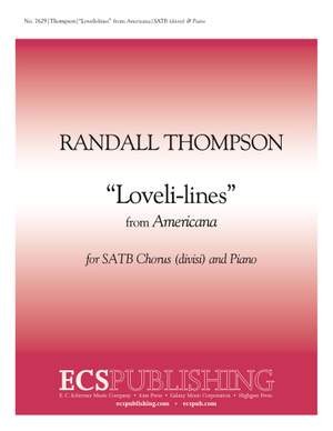 Randall Thompson: Americana: Loveli-lines