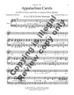 Gwyneth Walker: Appalachian Carols: 4 Go Tell It on the Mountain Product Image