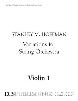 Stanley M. Hoffman: Variations for String Orchestra