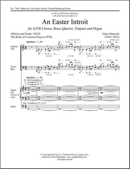 Gerre Hancock: An Easter Introit