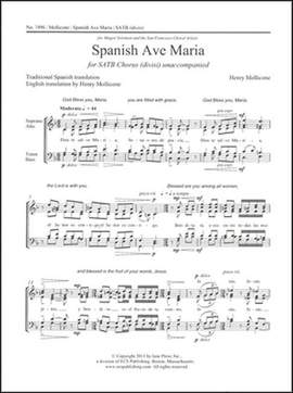 Henry Mollicone: Spanish Ave Maria