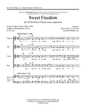 Gwyneth Walker: Sweet Freedom