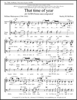 Stanley M. Hoffman: That time of year