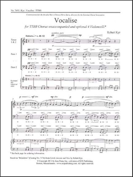 Robert Kyr: Vocalise