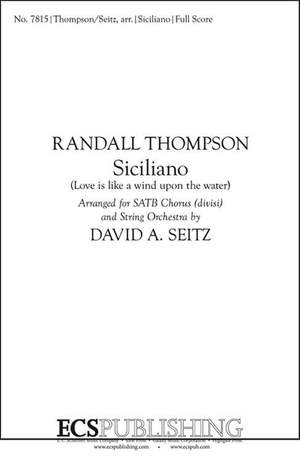 Randall Thompson: Siciliano