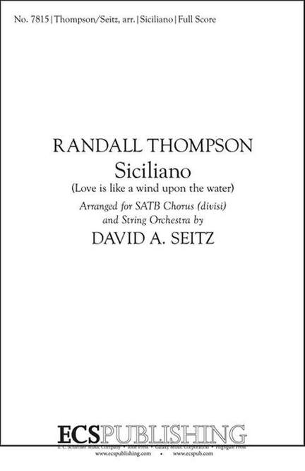 Randall Thompson: Siciliano