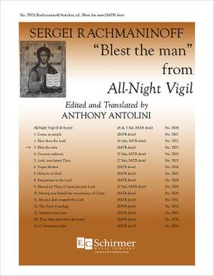Sergei Rachmaninov: All-Night Vigil: 3. Blest the man