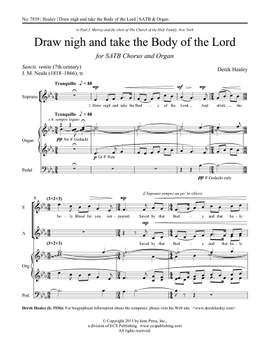 Derek Healey: Draw nigh and take the Body of the Lord