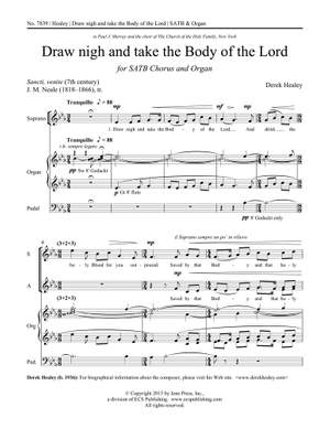 Derek Healey: Draw nigh and take the Body of the Lord