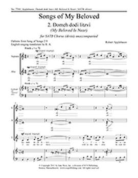 Robert Applebaum: Songs of My Beloved: 2. Domeh Dodi Litzvi