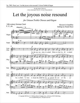 Frank Pesci: Let the joyous noise resound