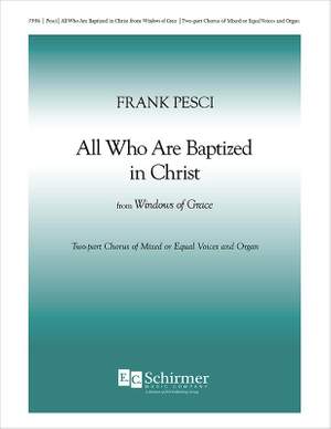 Frank Pesci: Windows of Grace 2. All who are baptized in Christ