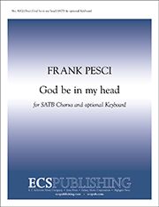 Frank Pesci: God be in my head