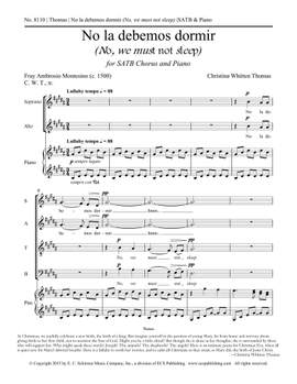 Christina Whitten Thomas: No la debemos dormir