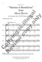 Julian Wachner: Sanctus et Benedictus from Missa Brevis Product Image