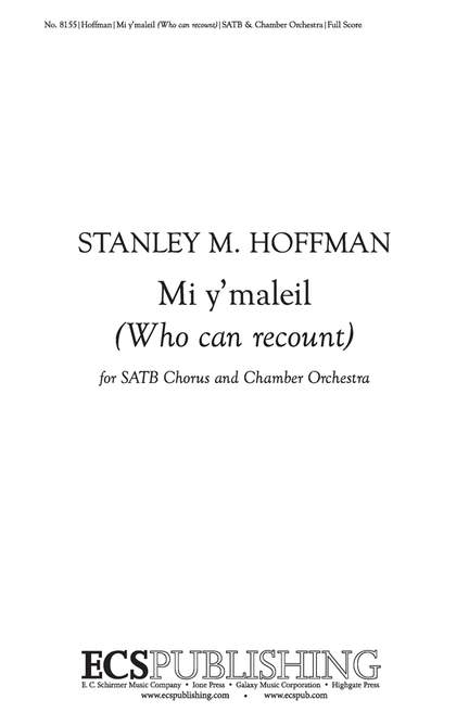 Stanley M. Hoffman: Mi y'maleil