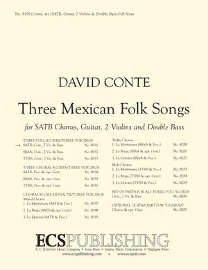 David Conte: Three Mexican Folk Songs