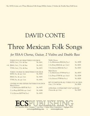 David Conte: Three Mexican Folk Songs