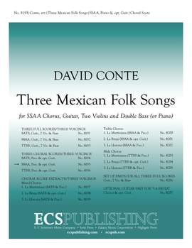 David Conte: Three Mexican Folk Songs