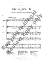 Robert Kyr: The Singer's Ode Product Image