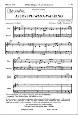 Jr. Schramm_Charles: As Joseph Was A-Walking