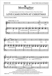 Joseph Running: Love Came Down at Christmas