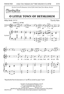 Timothy Shaw: O Little Town of Bethlehem