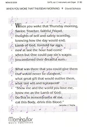 David Schack: When You Woke That Thursday Morning