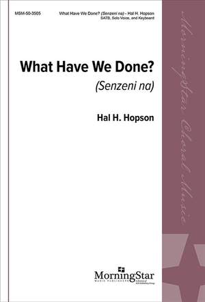 Hal H. Hopson: What Have We Done?