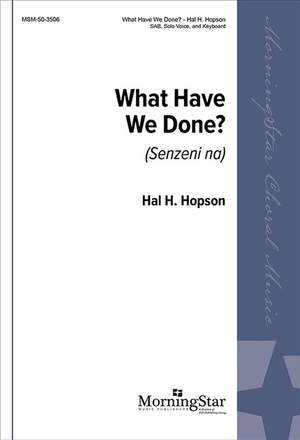 Hal H. Hopson: What Have We Done?