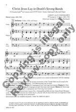 Johann Sebastian Bach: Christ Jesus Lay in Death's Strong Bands Product Image