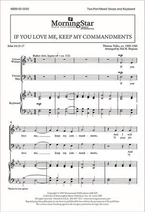 Thomas Tallis: If You Love Me, Keep My Commandments