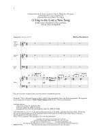 Michael Burkhardt: O Sing to the Lord a New Song Product Image