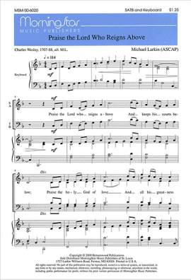 Michael Larkin: Praise the Lord Who Reigns Above