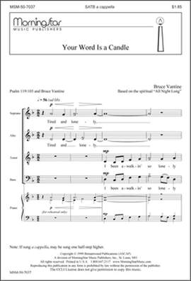 Bruce Vantine: Your Word Is a Candle