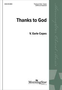 V. Earle Copes: Thanks to God