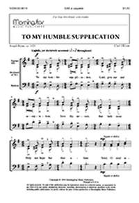 Curt Oliver: To My Humble Supplication