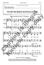Curt Oliver: To My Humble Supplication Product Image