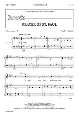 Charles Callahan: Prayer of St. Paul