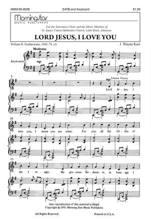 J. Wayne Kerr: Lord Jesus, I Love You