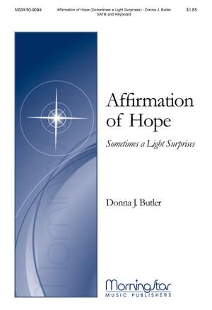 Donna Butler: Affirmation of Hope