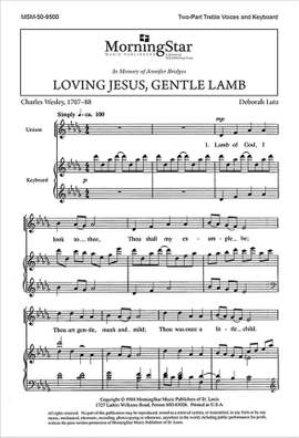 Deborah C. Lutz: Loving Jesus, Gentle Lamb